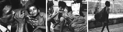 Street children in India